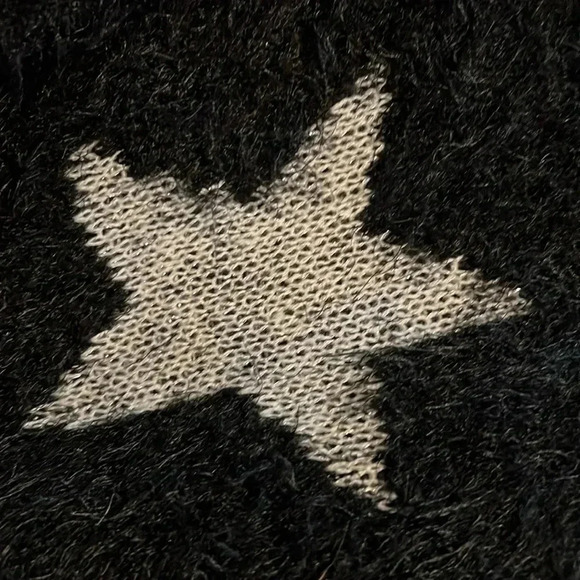 Torrid Black Star Sweater Coat Plus 00 - Picture 6 of 9